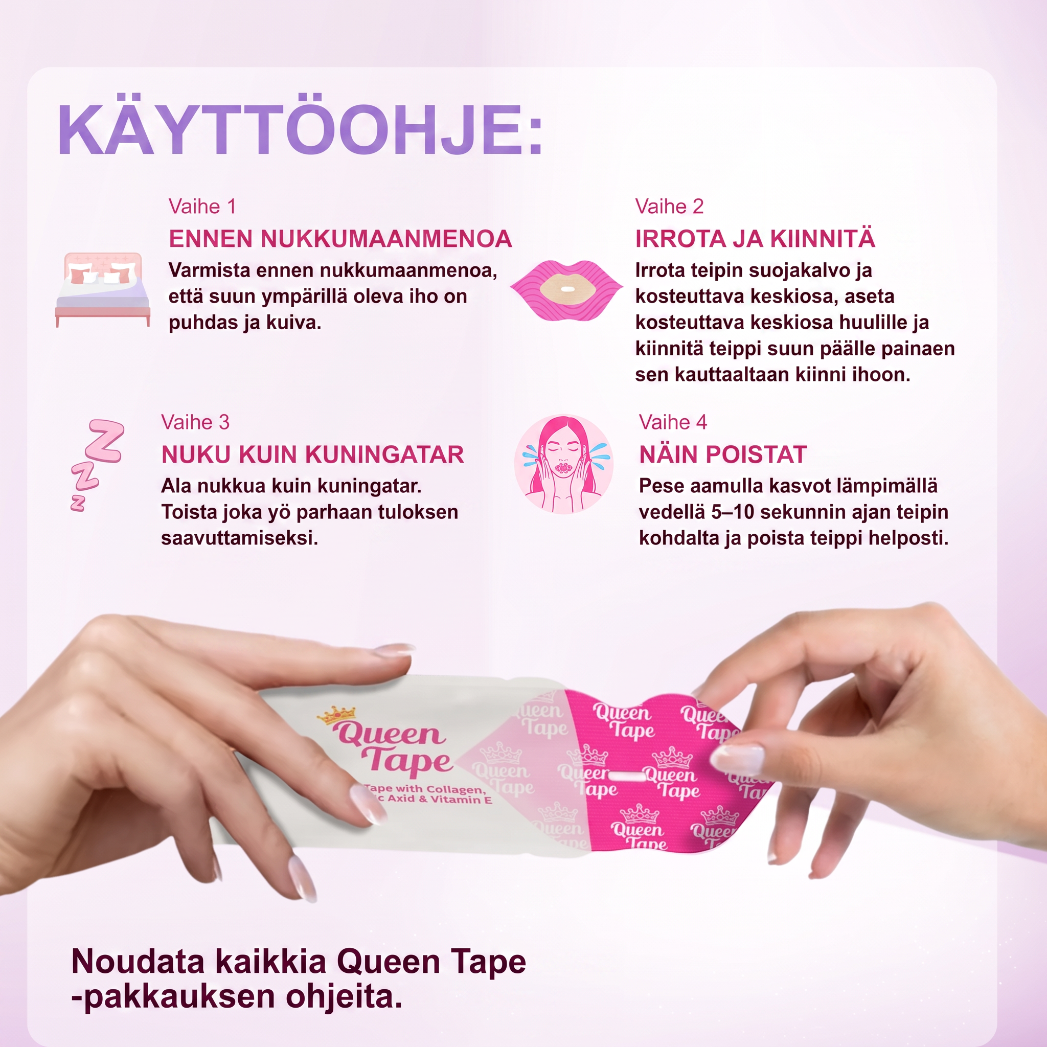 Kosteuttava Kollageeni Uniteippi 2 pack