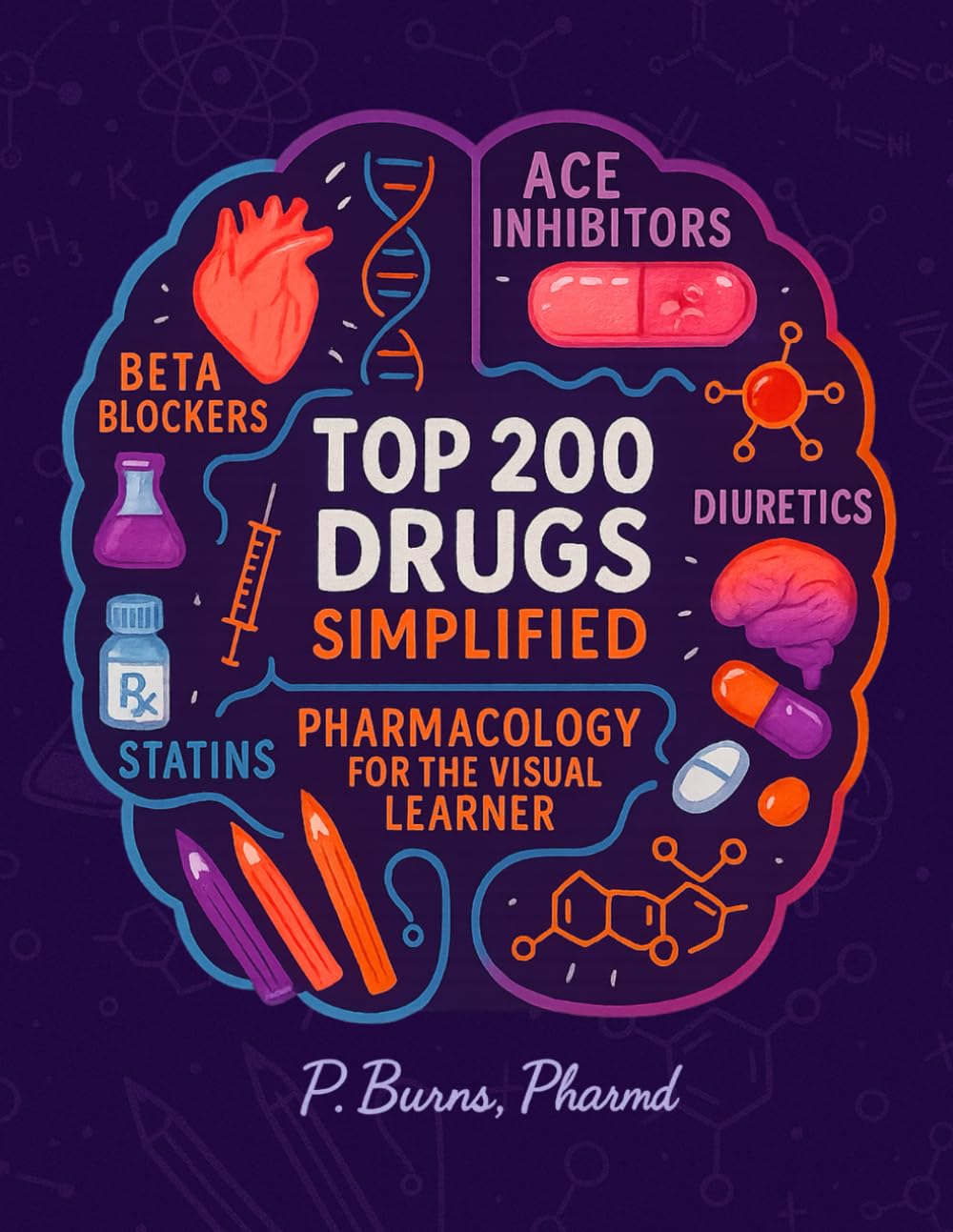 Top 200 Drugs Simplified + Pencils + Practice pack