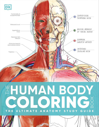 The Human Body Coloring Book + Markers