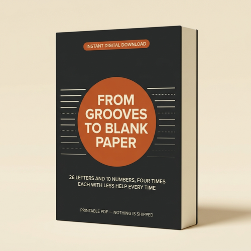 From Grooves to Blank Paper