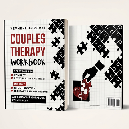 Couples Therapy Workbook front and back covers shown side by side
