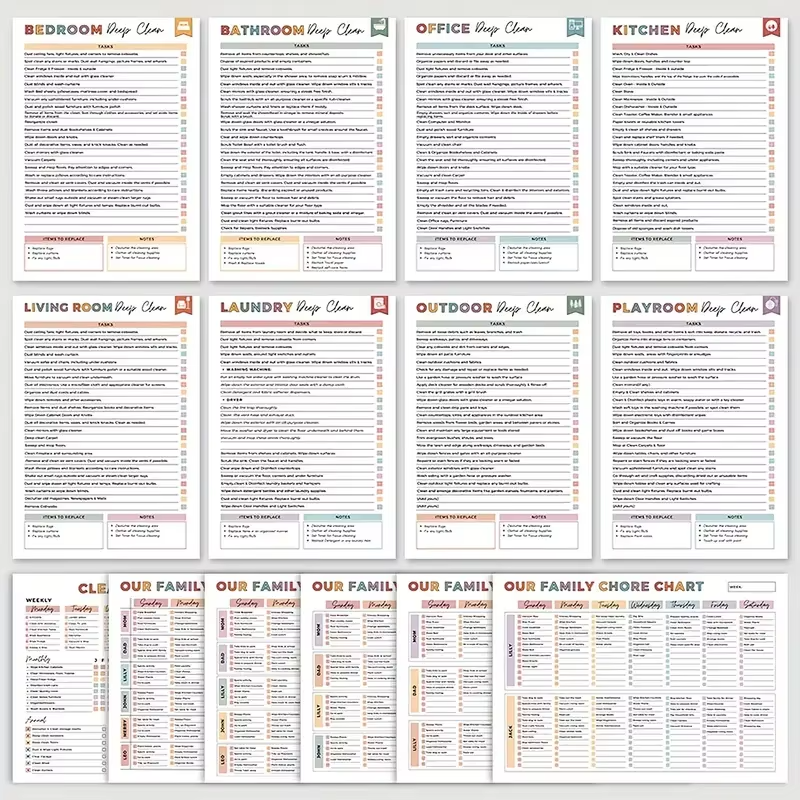 ADHD Cleaning Planner